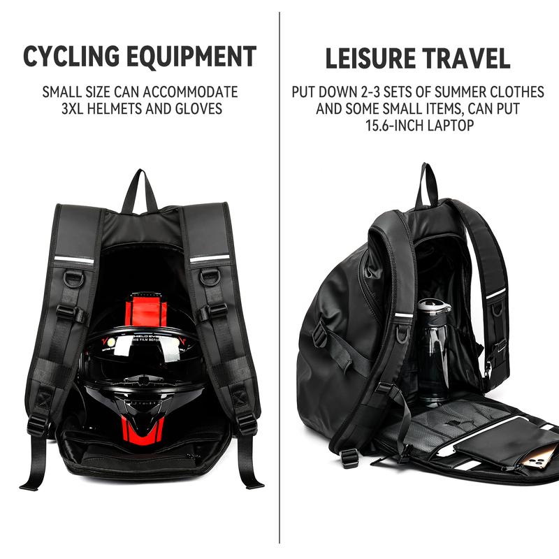 Motorcycle Backpack,Waterproof Helmet Backpack for Men,Motorcycle Accessories,Travel Backpack