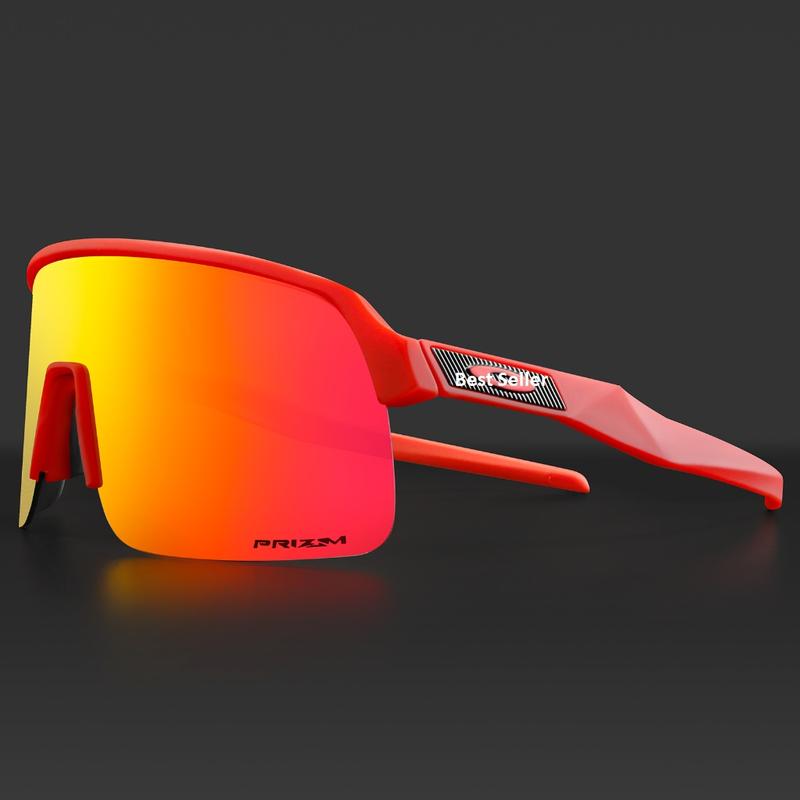 Half Frame Sunglasses for Outdoor Sports, Unisex Cycling Glasses