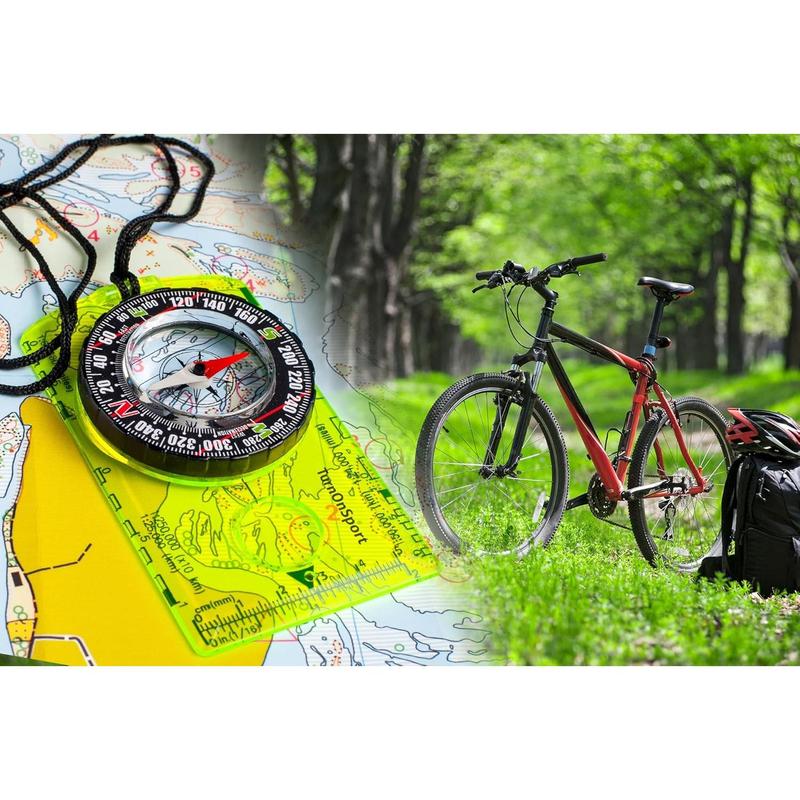 Orienteering Compass Hiking Backpacking Compass | Advanced Scout Compass Camping Navigation -  Scout Compass for  | Professional Field Compass for Map Reading