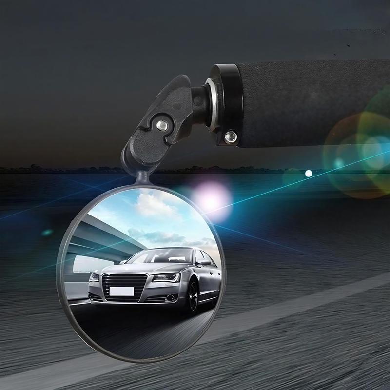 Bicycle Handlebar Mirror, 1 Count 2 Counts 360° Rotatable Adjustable Bicycle Rearview Mirror, Universal Bike Mirror for Bicycle, Motorcycle