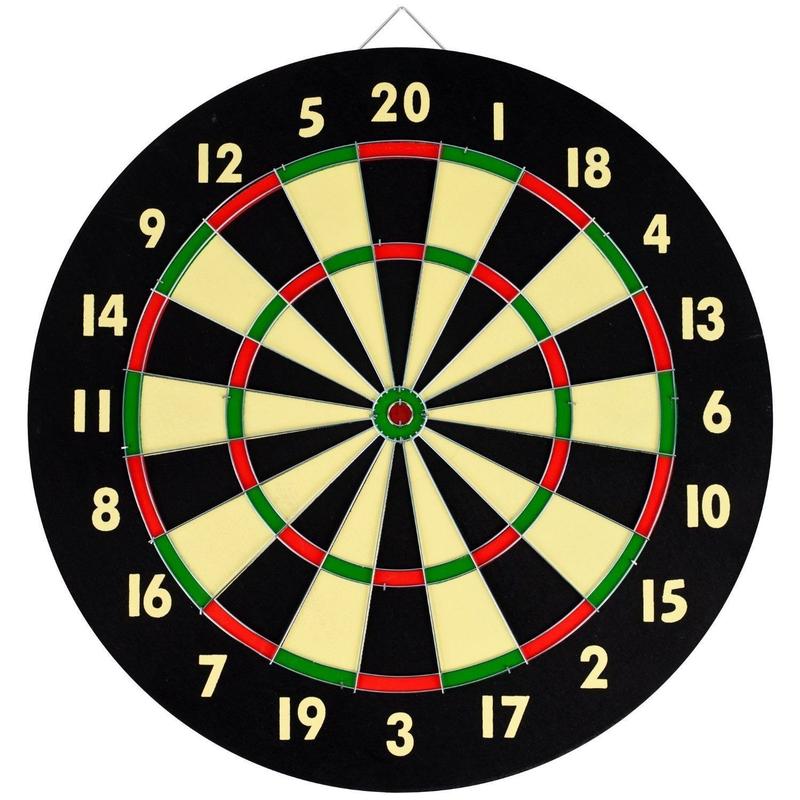 Luxury Double-Sided Dartboard Set - 16.5