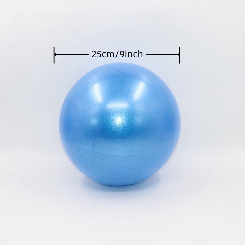 Pilates Ball, 9 Inch Core Ball, Small Exercise Ball with Exercise Guide, Mini Yoga Ball for Pilates, Yoga, Core Training, Physical Therapy, Balance