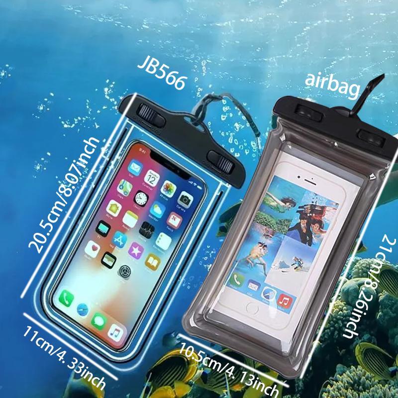 Waterproof Phone Bag, Floating Design Waterproof Phone Bag, Universal Underwater Protector Pouch Cover for iPhone Samsung Xiaomi Huawei Below 6.7