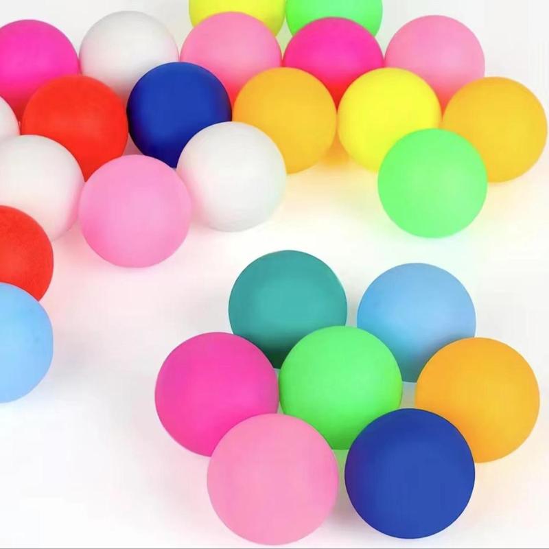  1 Set Random Color Ping Pong Balls, Table Tennis Balls, Outdoor Sports Plastic Ping Pong Ball, Pet Toys Balls