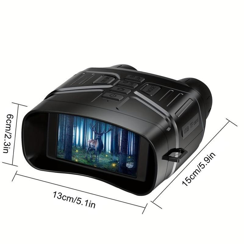 4K Night Vision Goggles for Adults, 3-In-1 Large Screen Binoculars with USB Rechargeable Lithium Battery Full HD Night Vision Field Observation Goggles