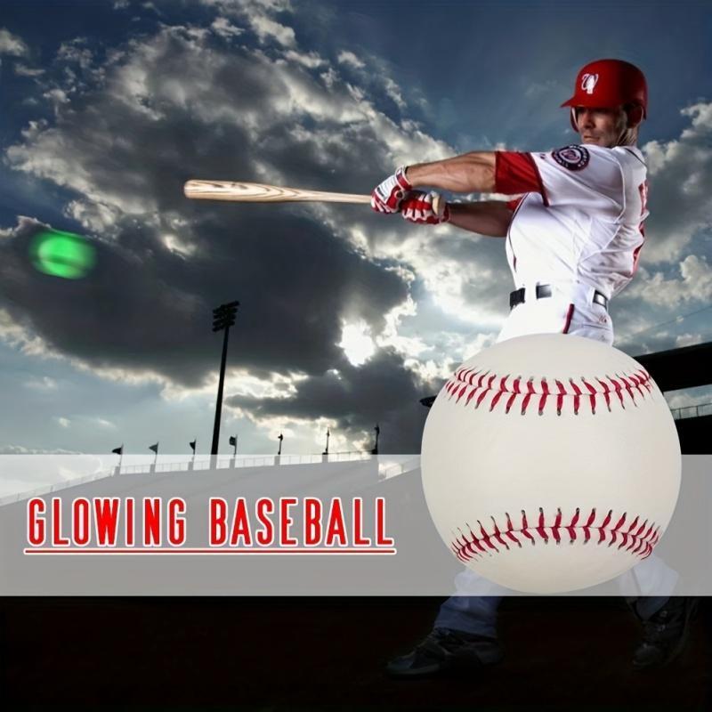 Luminous Baseball, 1 Count Glow in the Dark Baseball, Glowing Baseball for Night Training, Outdoor Sports Equipment for Baseball Lovers