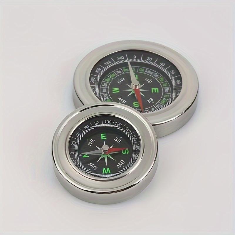 Stainless Steel Compass, 1 Count Outdoor Compass, Compass for Outdoor Camping Hiking, Camping & Hiking Equipment