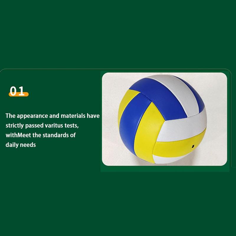 Size 5 Volleyball, Indoor & Outdoor Training Volleyball, PVC Volleyball for Teenager, Volleyball Equipment for Indoor & Outdoor Use