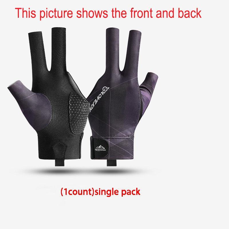 Professional Billiards Glove, Breathable Non-slip 3 Finger Glove, Billiards & Snooker Glove, Sports & Outdoor Accessories