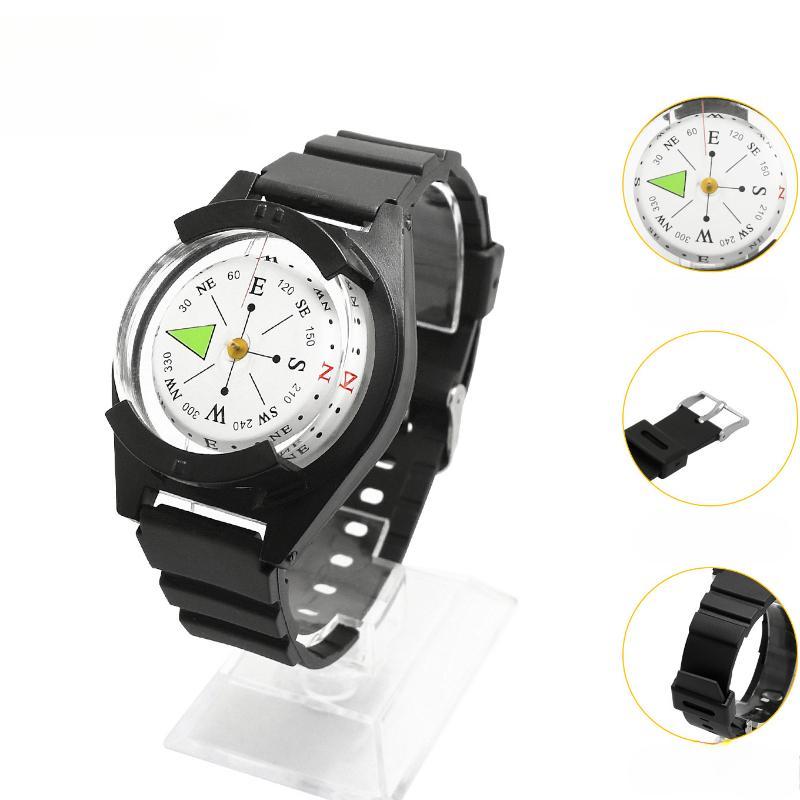 Portable Compass Watch, Unisex Wrist Compass, Waterproof High-precision Outdoor Compass, Sports Watch for Men & Women