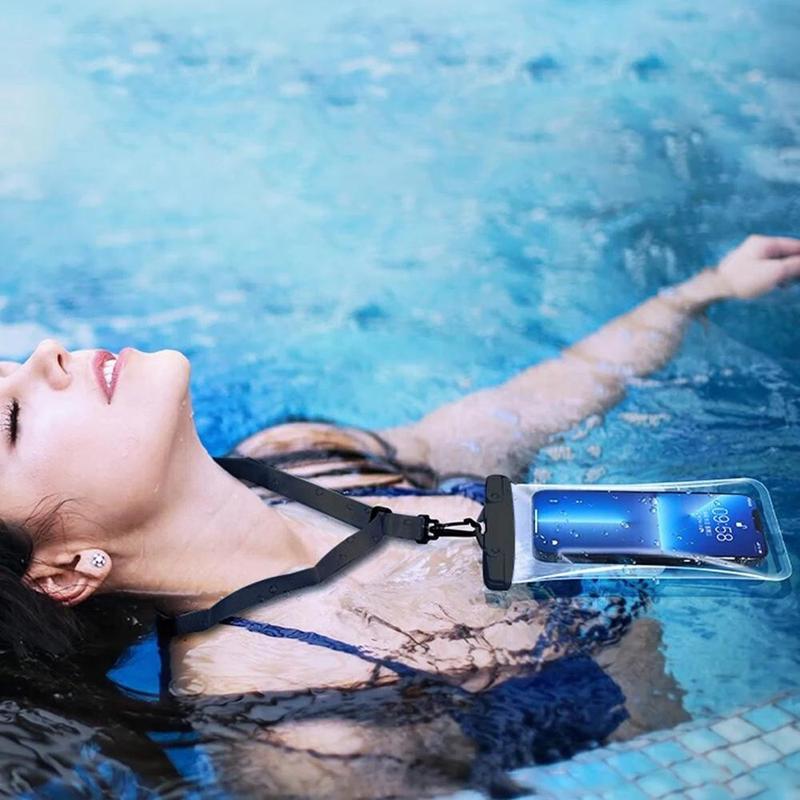 Waterproof Phone Bag, Floating Design Waterproof Phone Bag, Universal Underwater Protector Pouch Cover for iPhone Samsung Xiaomi Huawei Below 6.7