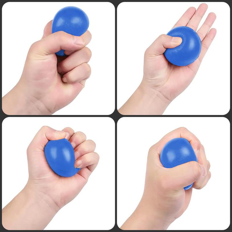 High Elastic Grip Ball, Finger Strengthening Grip Massager Exercise Ball, Squeeze Training Muscle Hand Strengthener