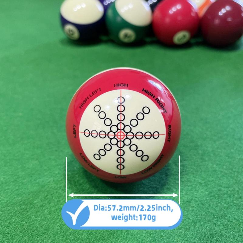 Billiards Practice Training Cue Ball, Professional Billiards Training Ball for All Levels Practice, Ball Sports Equipment