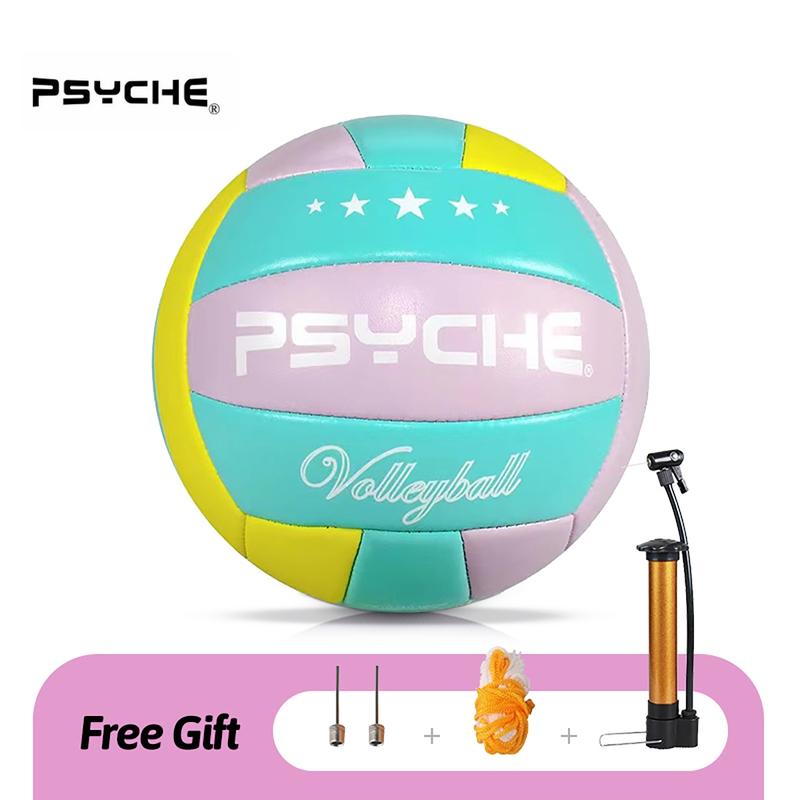 PSYCHE Volleyball Size 5 For Indoor Outdoor Soft Volleyballs Sports Training Beach Sand Game Play Volleyball For Beginner