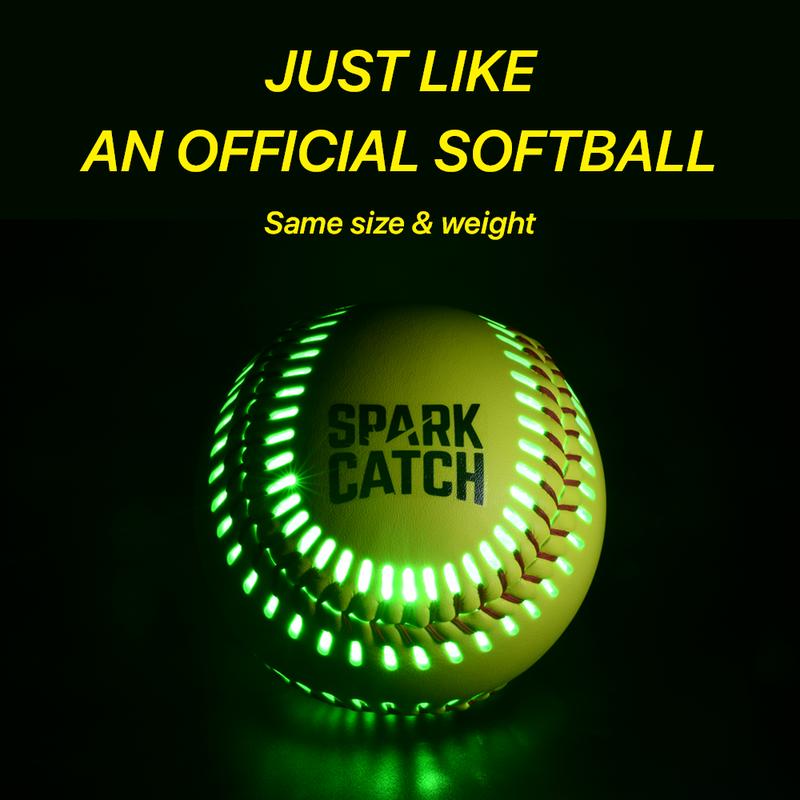 Spark Catch 12” Softball (Impact-Activated) - Perfect Holiday Gift