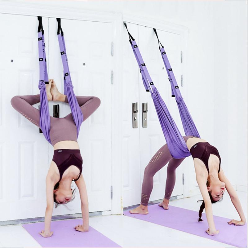 Yoga Hammock, Aerial Yoga Stretch Band, Yoga Swing, Home Yoga Workout Equipment for Body Stretching