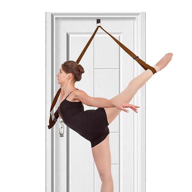 Door Leg Stretcher, Door Flexibility & Stretching Leg Strap - Great for Ballet Cheer Dance Gymnastics or Any Sport Leg Stretcher Door Flexibility Trainer Premium Stretching Equipment