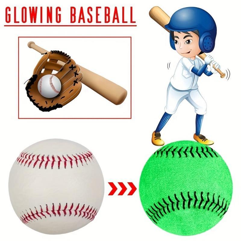 Luminous Baseball, 1 Count Glow in the Dark Baseball, Glowing Baseball for Night Training, Outdoor Sports Equipment for Baseball Lovers