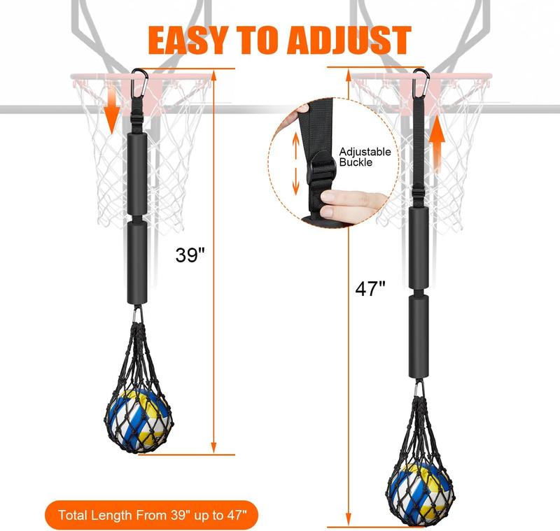 Volleyball Bucket Trainer, Volleyball Training Aid, Volleyball Attack Trainer, Adjustable Volleyball Bucket Training System, Improve your serve, jump, arm speed and power of the ball, the best Christmas gift for your kids!