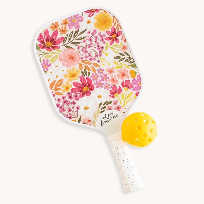 Pickleball Paddle - Bright and floral for extra style on the court!