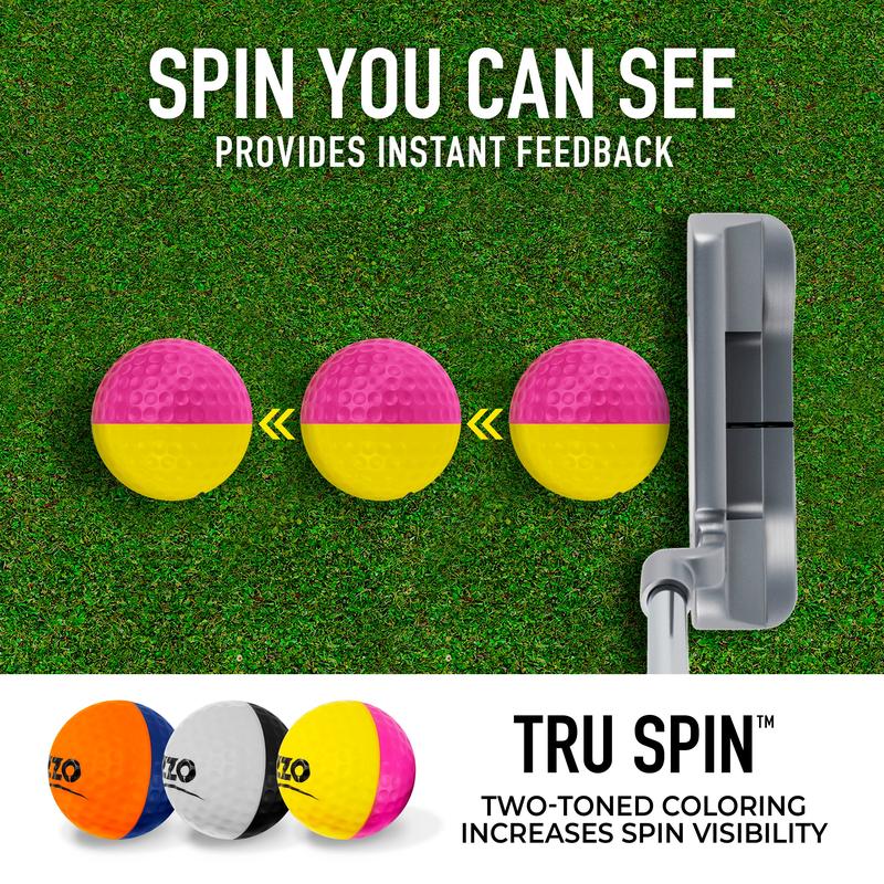 Golf Shagger Ball Bundle: Tru Spin Foam Practice Balls & Ball Shagger