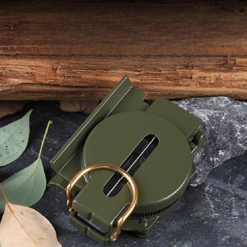 Outdoor Survival Compass, Multifunctional Waterproof Portable Compass, Suitable for Hiking, Camping, Travel