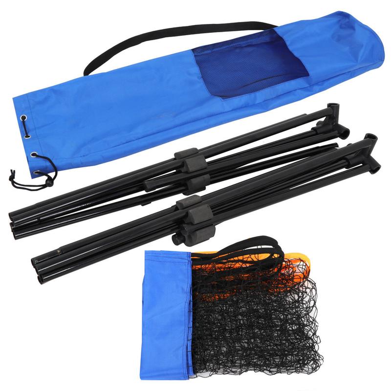 Volleyball Tennis Net Set with Stand Frame and Carry Bag 10 Feet Portable Badminton