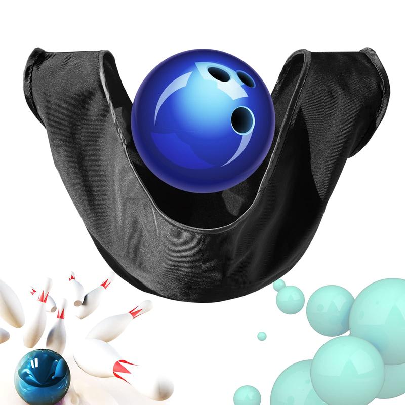 Bowling Ball Cleaning Bag, 1 Count Soft Cleaning Cloth, Hangable Cleaning Towel for Sports Bowling Ball Supplies, Cleaning Tools