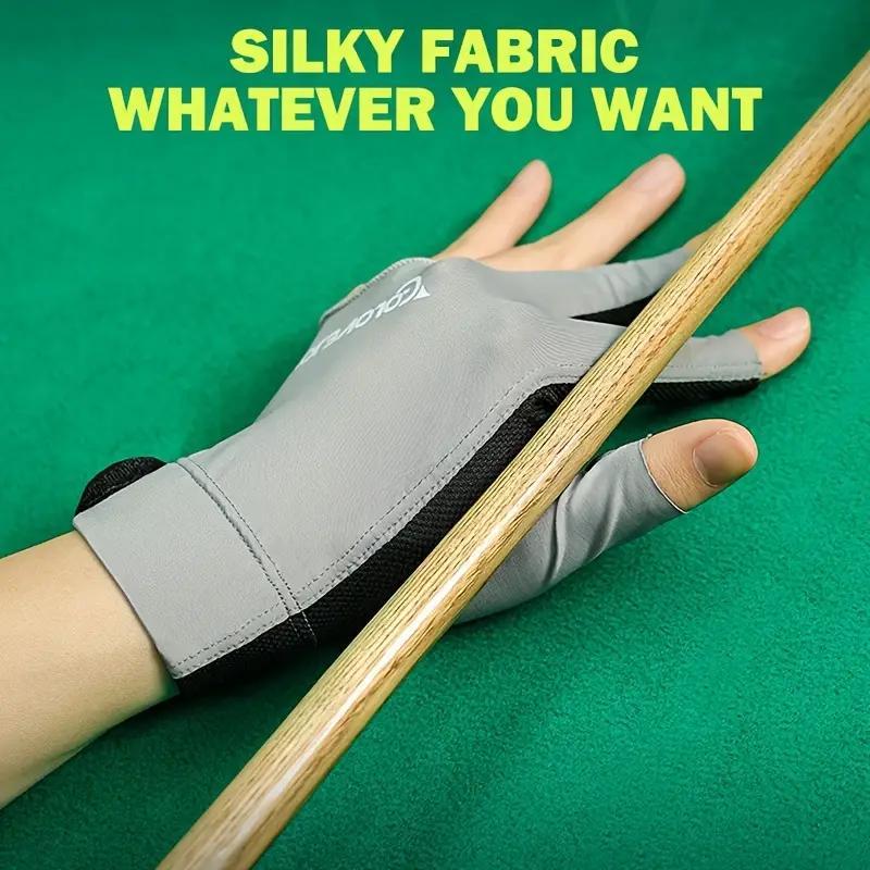 Professional Billiards Glove, Breathable Non-slip 3 Finger Glove, Billiards & Snooker Glove, Sports & Outdoor Accessories