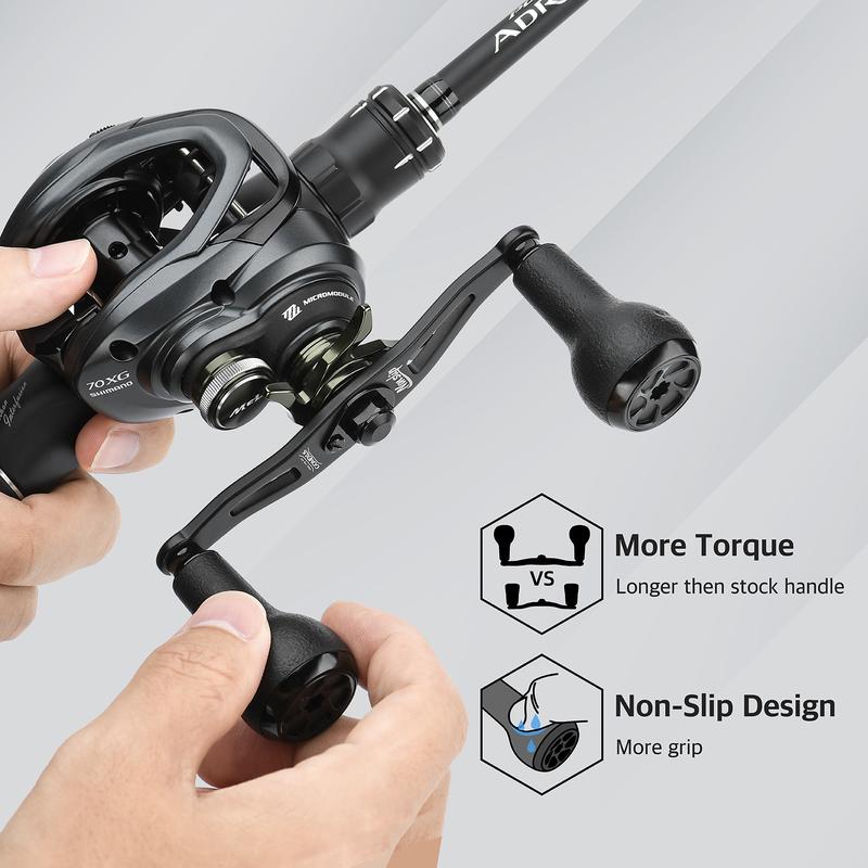 Gomexus Aluminum Handle for Baitcasting Reel with TPE Knob MBD-A27