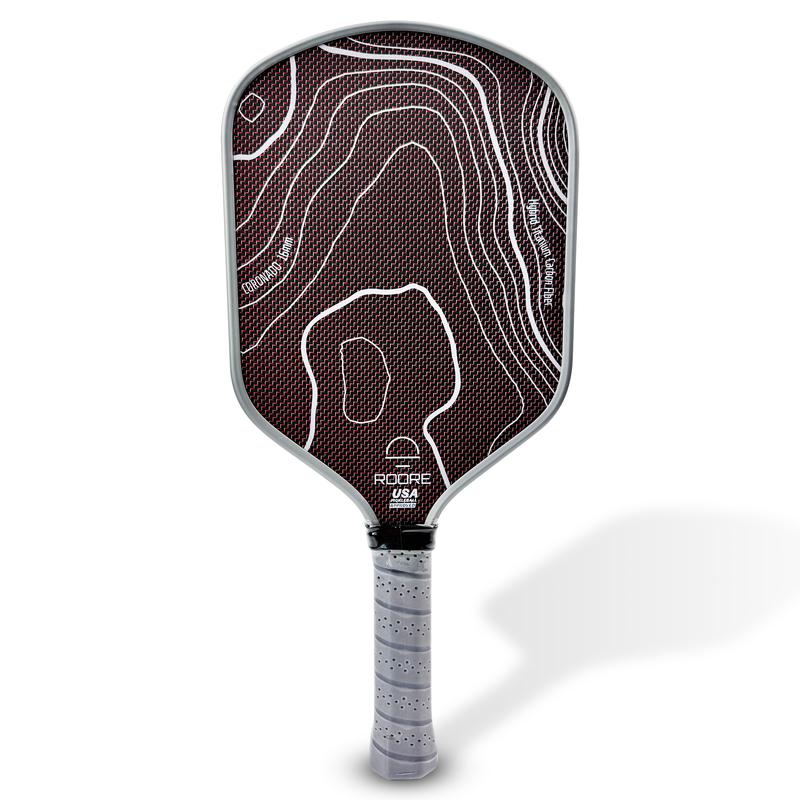 Roore Gen 2 Pickleball Paddle Racket with Hybrid Shape, Edge Foam Injection, Peel Ply Grit Surface, and 5.5-Inch Handle Length