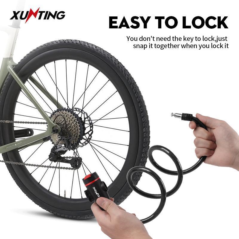 90cm Steel Cable Lock, Anti-theft Safety Cable Lock with 2 Keys , Bicycle Motorcycle Cable Lock for Outdoor Cycling, Christmas Gift