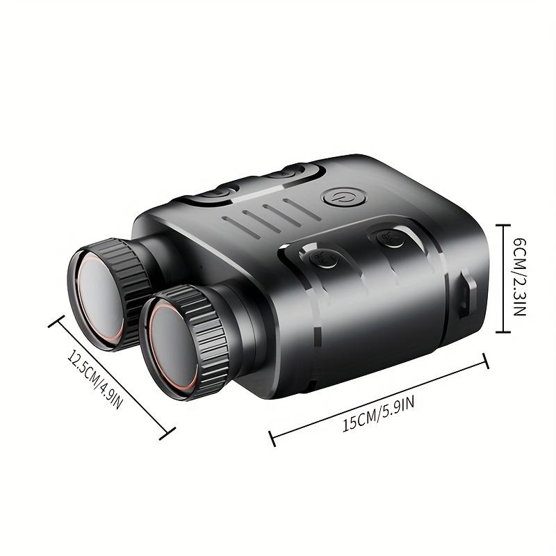 1pc 1080P HD Infrared Night Vision Binoculars, 10X Optical Zoom, 25mm Objective Lens, USB Rechargeable, Day & Night Vision, 100% Dark Visibility up to 300m, with 32GB Card, ABS Material, for Hunting, Surveillance, and Outdoor Activities