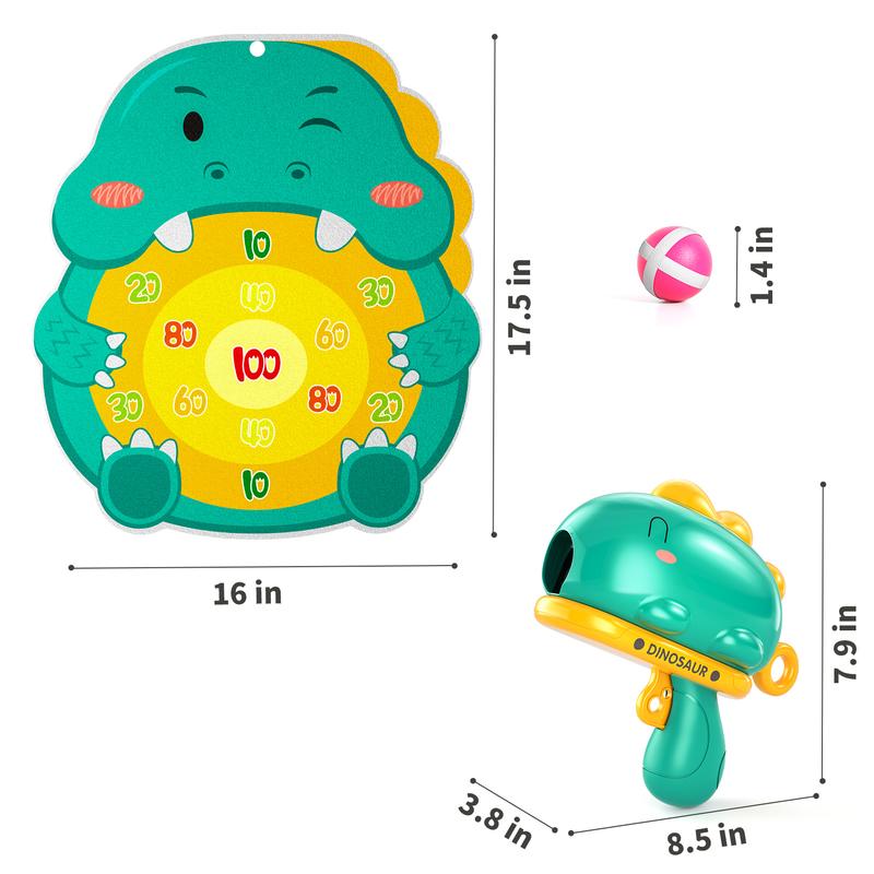 Throw Sports Dinosaur Shooting Toy Dart Game for Outdoor Toys Gifts, Dinosaur Games Dart Board Toys