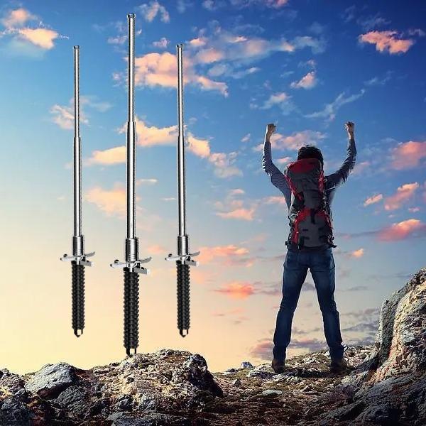 Durable And Sturdy Telescopic Hiking Stick Lightweight And Resilient Telescoping Walking Pole