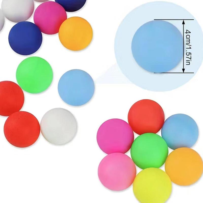  1 Set Random Color Ping Pong Balls, Table Tennis Balls, Outdoor Sports Plastic Ping Pong Ball, Pet Toys Balls