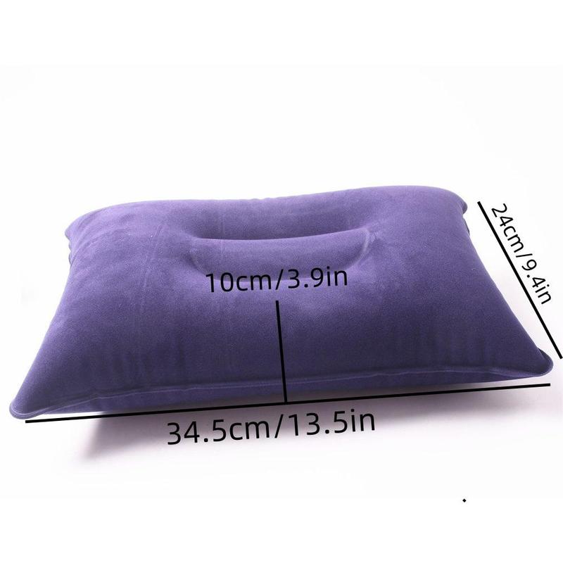 Outdoor Inflatable Sleeping Pillow, Foldable Inflatable Sleeping Pillow, Thickened Square Camping Sleeping Pillow, Travel Inflatable Pillow ( Without Pump)