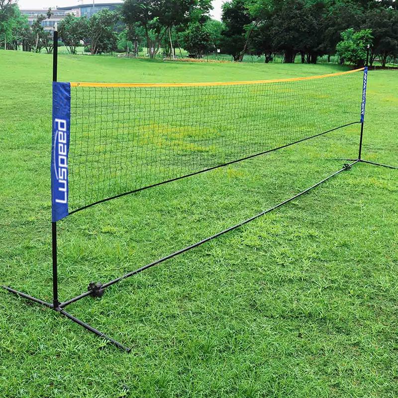 Portable Folding Standard Professional Badminton Net Indoor Outdoor Sports Volleyball Tennis Training Square Nets Mesh