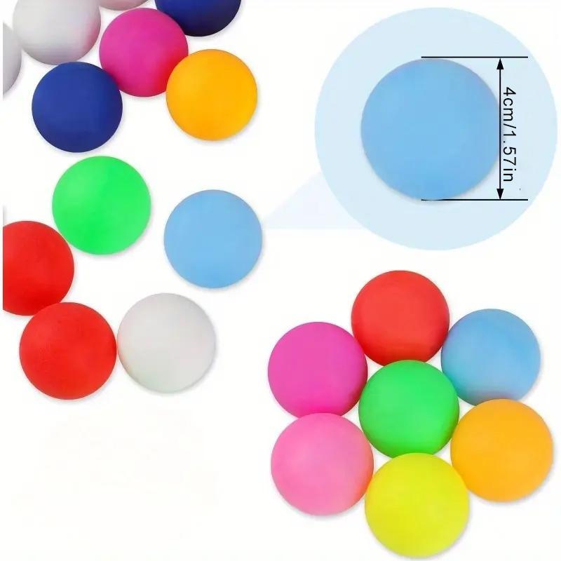 Colorful Mini Ball, 50pcs 150pcs Table Tennis Ball for Indoor Party Game, Ball Equipment for Home & Outdoor Recreations