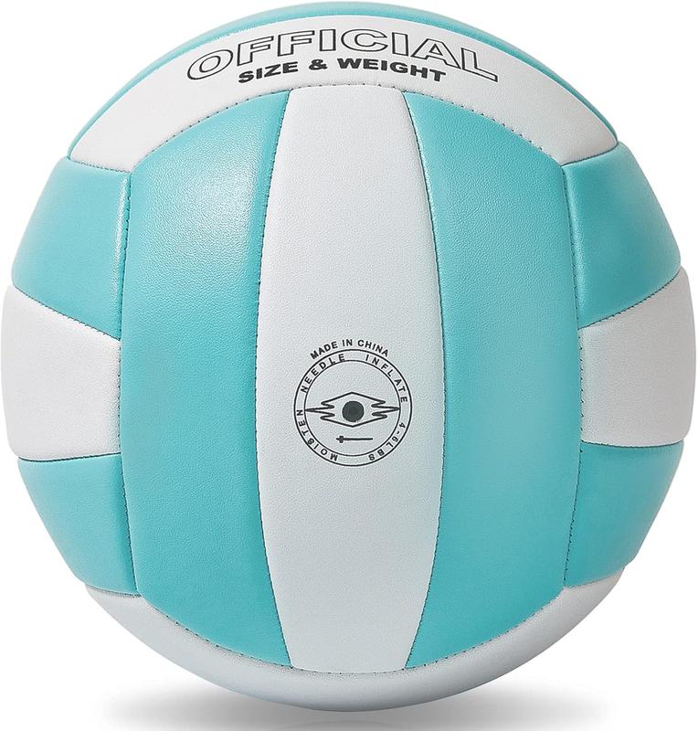 Super Soft Volleyball Beach Volleyball Official Size 5 for Outdoor Indoor Pool Gym Training Premium Volleyball Equipment Durability Stability Sports Ball