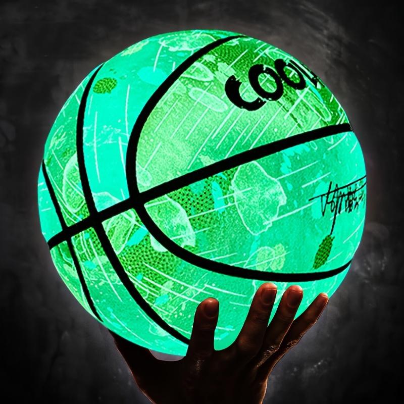 1pc No. 7 Luminous Basketball, No. 7 glowing basketball outdoor game training, wear-resistant basketball with light absorption, night shining basketball