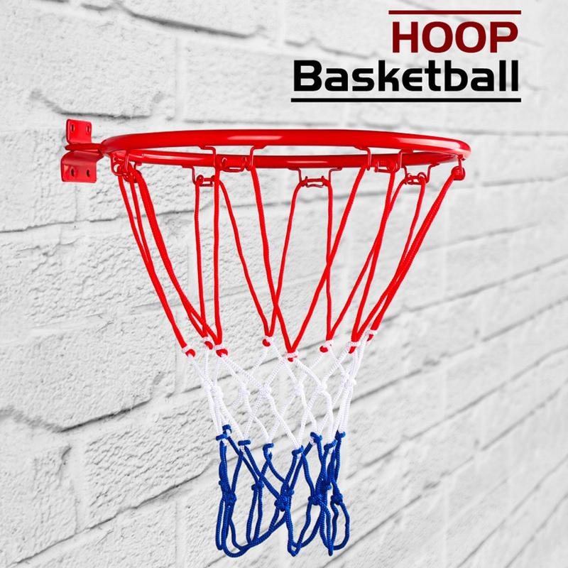 Indoor & Outdoor Basketball Ring (1 Set), Portable Basketball Hoop with Screw, Basketball Backboard, Basketball Backboard for Indoor & Outdoor Use