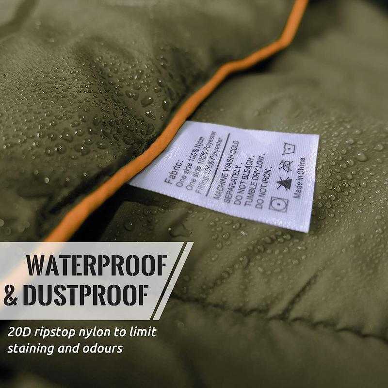 Outdoor Waterproof Sleeping Blanket, Puffy, Packable Lightweight and Warm Camping Blanket with Storage Bag, Camping Mat for Cold Weather, Perfect Outdoor Blanket for Backpacking, Hiking, Traveling, Camping Essentials Camping Mattresses, Christmas Gift