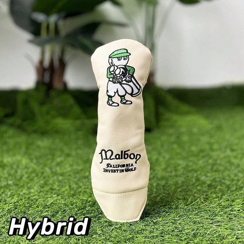 Golf Club Head Cover, 1 Count 4 Counts Cute Cartoon Pattern Golf Driver Head Cover, Golf Accessories for Men & Women