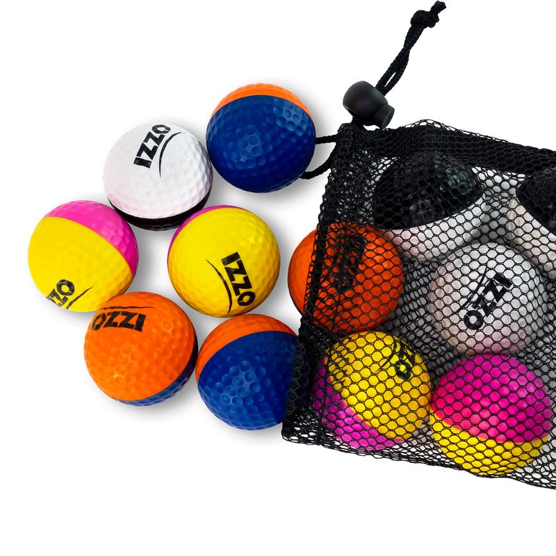 Golf Shagger Ball Bundle: Tru Spin Foam Practice Balls & Ball Shagger