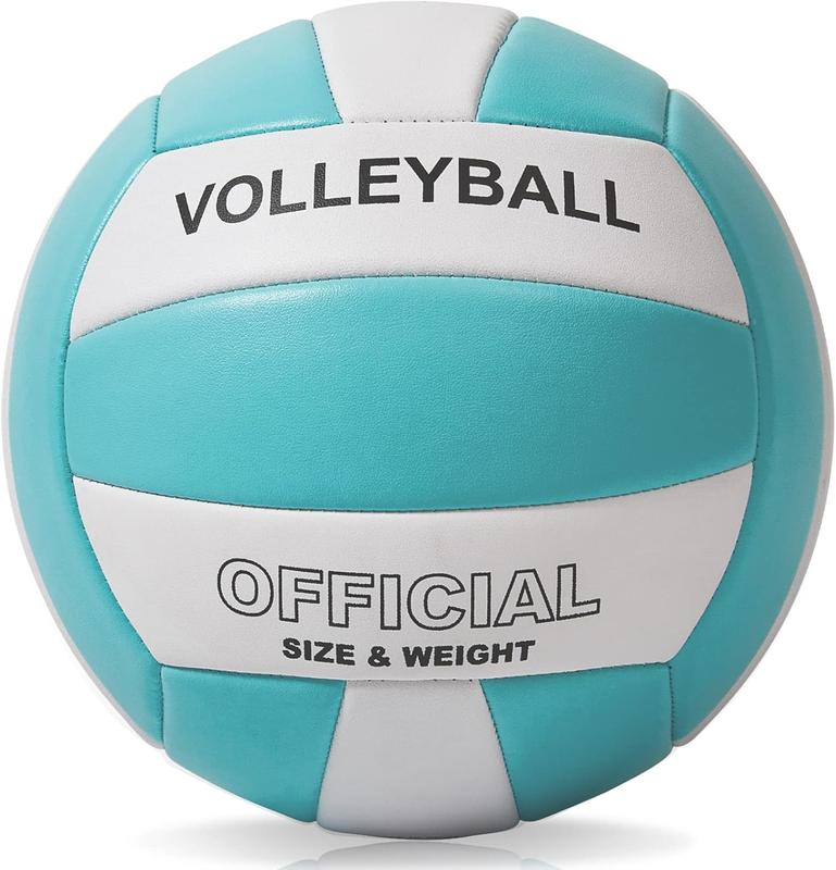 Super Soft Volleyball Beach Volleyball Official Size 5 for Outdoor Indoor Pool Gym Training Premium Volleyball Equipment Durability Stability Sports Ball