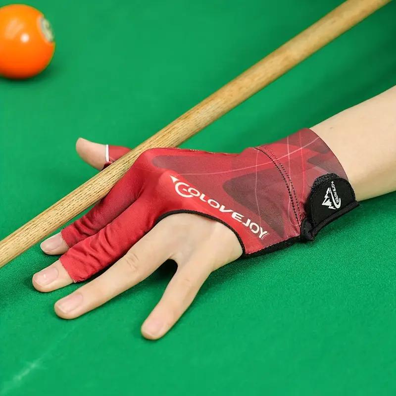 Professional Billiards Glove, Breathable Non-slip 3 Finger Glove, Billiards & Snooker Glove, Sports & Outdoor Accessories