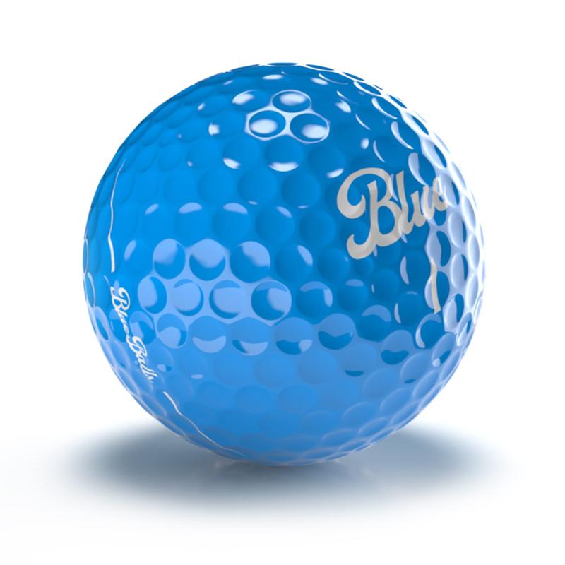Blue Balls Premium LED Light Up Golf Balls | 2-Pack | True Blue Colorway | Never Finish Early