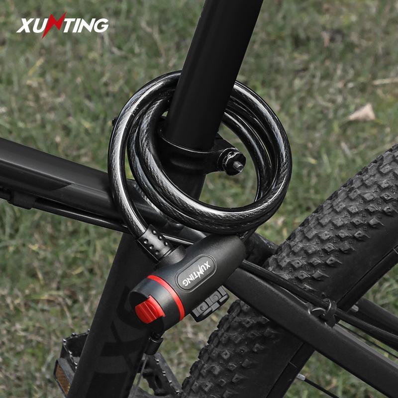 90cm Steel Cable Lock, Anti-theft Safety Cable Lock with 2 Keys , Bicycle Motorcycle Cable Lock for Outdoor Cycling, Christmas Gift