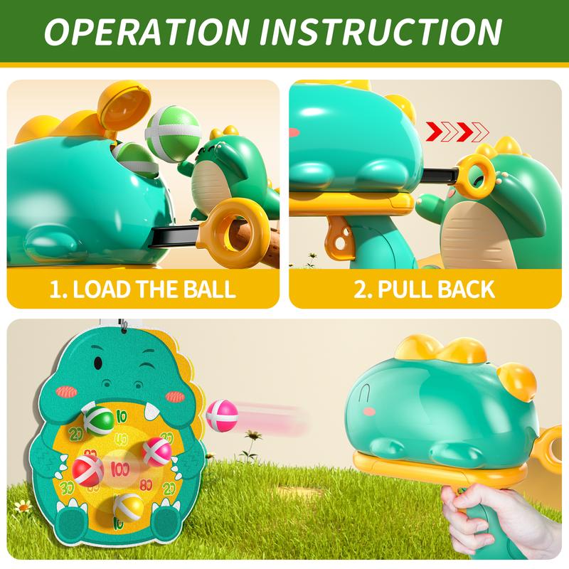 Throw Sports Dinosaur Shooting Toy Dart Game for Outdoor Toys Gifts, Dinosaur Games Dart Board Toys